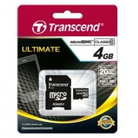 Transcend micro SDHC 4GB class 6 flash memory card